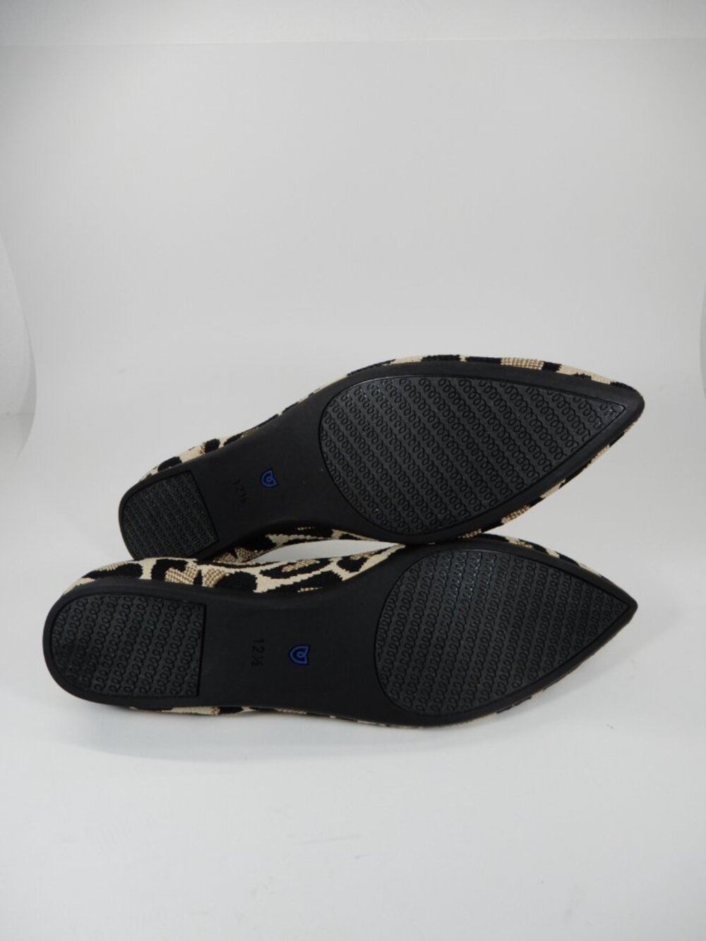 Rothy's The Point II Flats Shoes Size 12.5 Desert Cat Leopard Print NEW - Picture 14 of 16